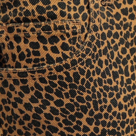 ⭐️ CURRENT/ELLIOTT Leopard Animal Print Skinny Jeans​ with FREE WHBM Necklace - Picture 3 of 10